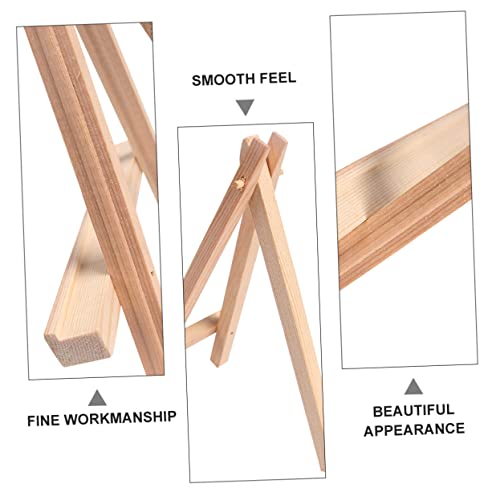 HOMSFOU 2 Peças Pequeno Cavalete Cavaletes Em Miniatura Mini Cavalete De Exibição Base Para Telefone