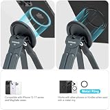Regulowany magnetyczny stojak na laptopa, statyw do iPhone'a z MagSafe, aluminiowy stojak na komputer, kompatybilny z laptopami o przekątnej 10–16" i telefonami/tabletami o przekątnej 4–13"
