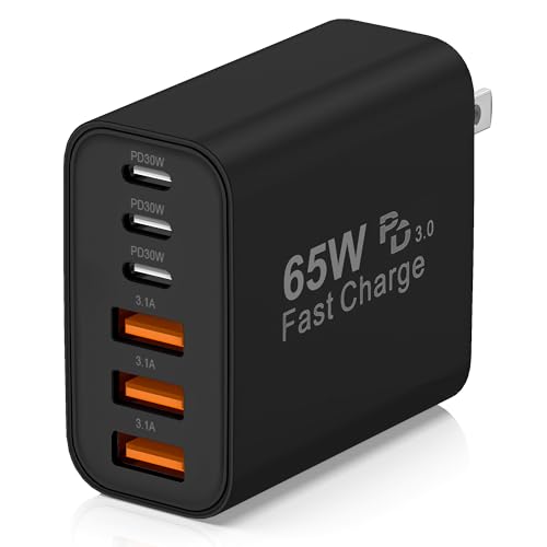 Unbranded 65W 6-Port USB-C GaN Charger