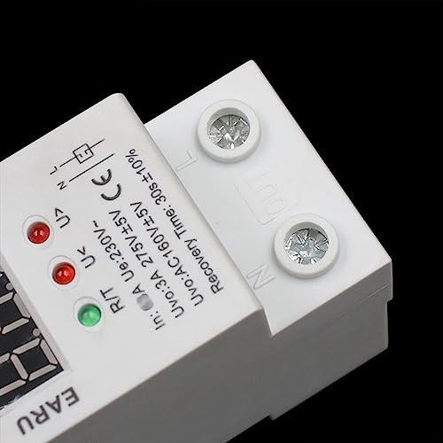 Relais de protection contre les surtensions 50A 220V moniteur tension voltmètre