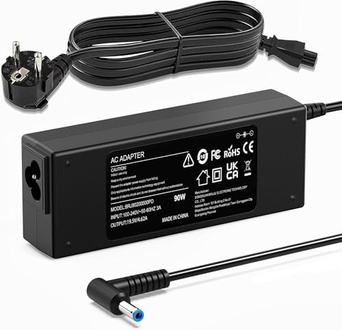 HP 250 255 G2 G3 G4 G5 Dizüstü Bilgisayar Adaptörü, HP Pavilion X360 15 17, HP ProBook G3 G4 G5 G6 G7 Serisi 430 440 450 55 47 0 640 645 655 Konnektör: 4,5 mm x 3,0 mm - Görsel 1