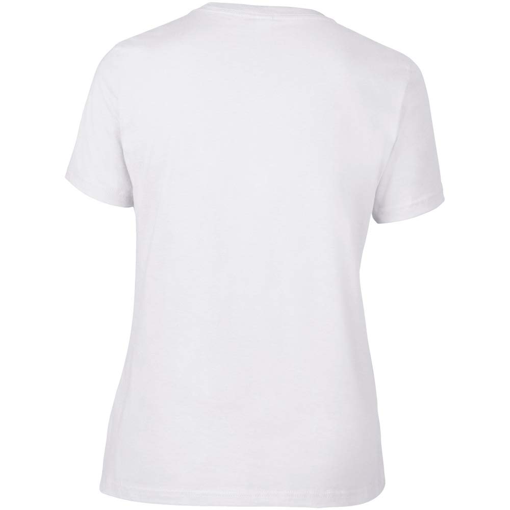 Gildan - T-Shirt Coton - Femmes (M) (Blanc)
