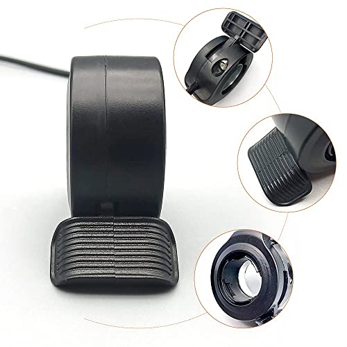 Acelerador de polegar de bicicleta elétrica 130X 24V 36V 48V 60V 72V SM/conector impermeável Ebikes