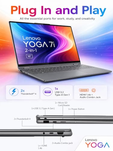 Lenovo Yoga 7i 2-in-1 Laptop, 2026 Ai Computer, 16'' 2K IPS Touchscreen - image 6