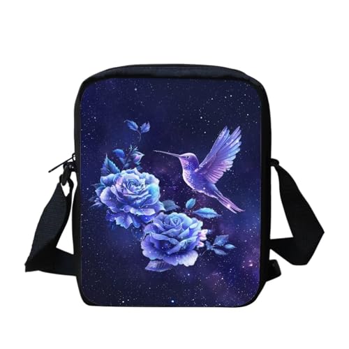 HUGS IDEA Small Messenger Bag Shoulder Bags Satchel Sling Cross Body Bags Pack for School Travel Hiking