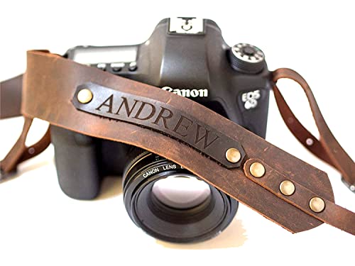 Cutdesign Personalized Leather Camera Strap cover