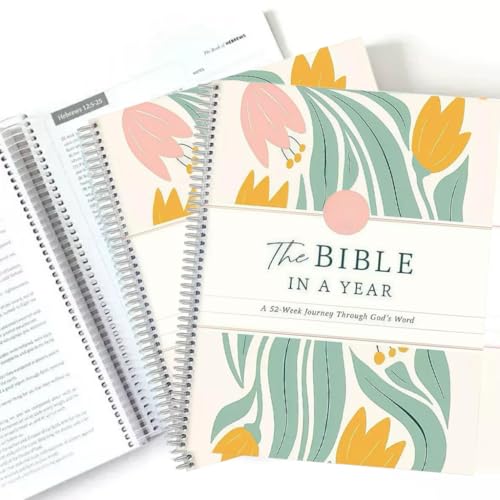 The bible in a year a 52-week study、bible study journal、study