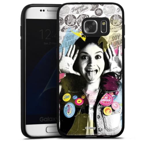 DeinDesign Coque en Silicone Compatible avec Samsung Galaxy S7 Étui Silicone Coque Souple Soy Luna Disney
