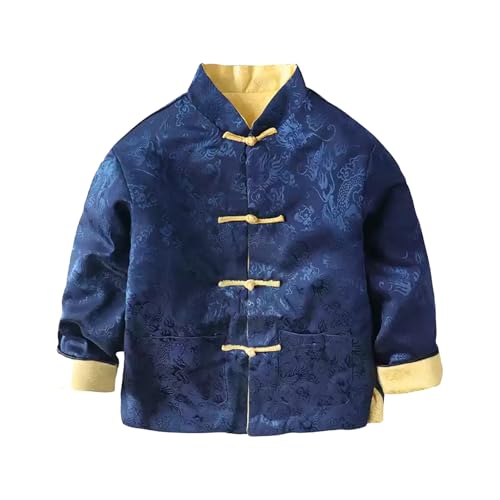 Baby Boy Girl Lunar New Year Tang Suit Reversible Traditional Jacket Winter Thickening