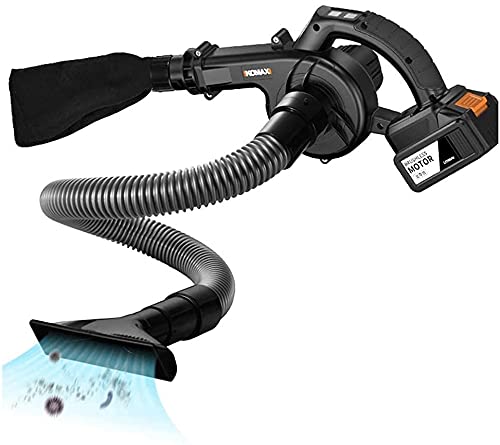 Souffleur de Feuilles électrique Pratique, souffleur sans Fil 2 en 1 et aspirateur de Jardin pour Nettoyer Les Poils d'animaux, Les Voitures, Les Meubles, Les ateliers, etc.