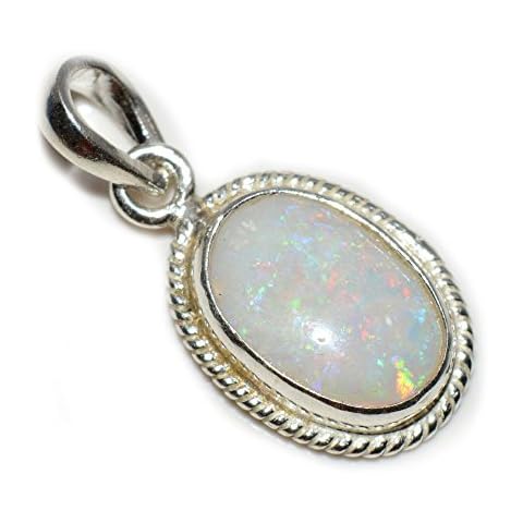 Joyería de ópalo ovalado auténtico de 4 quilates de JewelryOnClick Cover