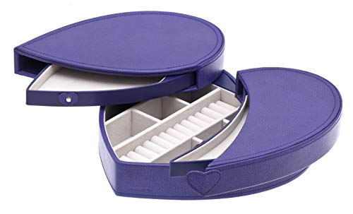 Boîte à bijoux Coeur Davidt's Euclide coffret de rangement violet