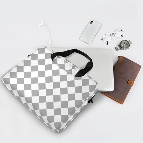 Funda rígida para portátil 15.6" gris con asa y correa miniatura 6