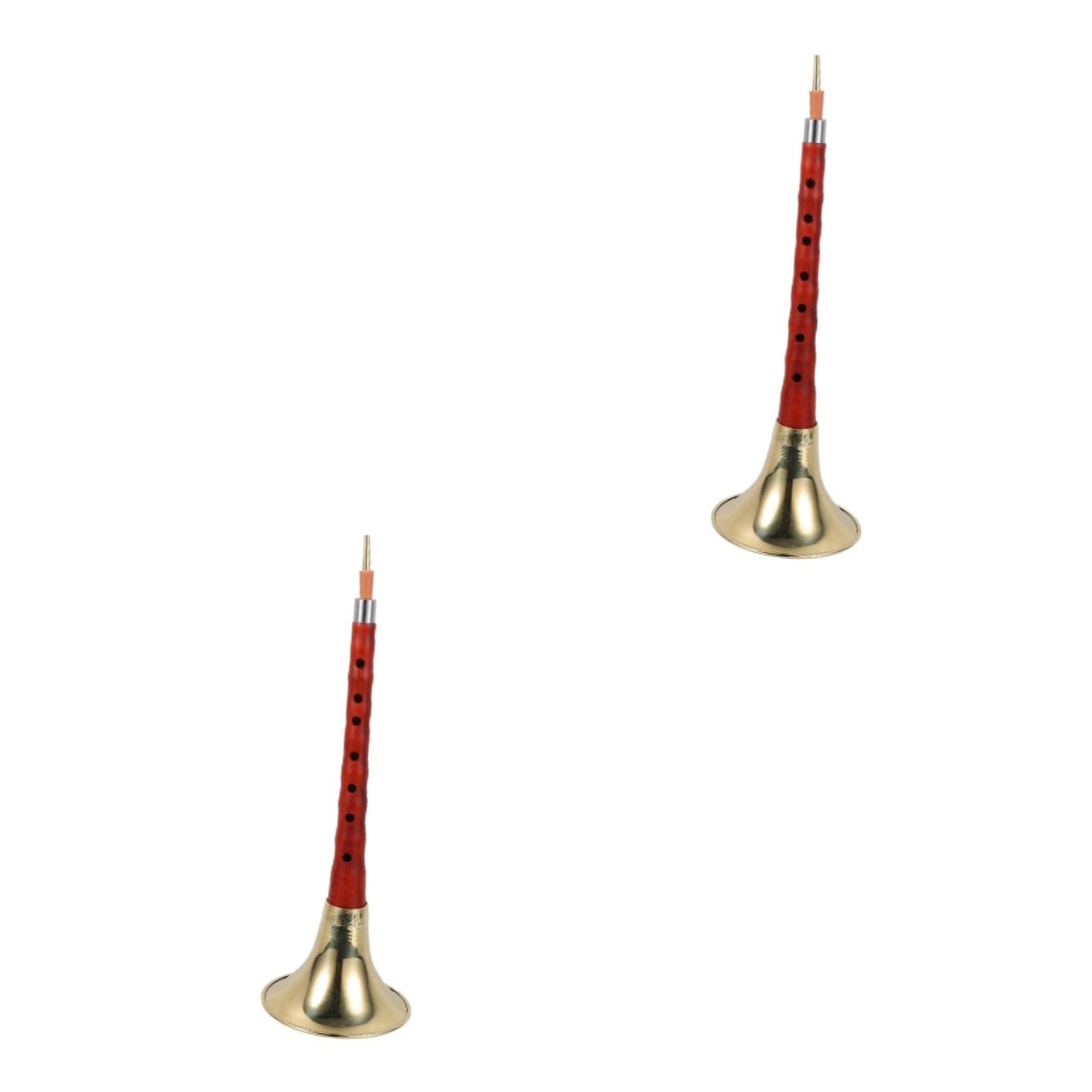 Totority 2 Sets Professional Wooden Wind Instrument Beginner Music Instrument Set