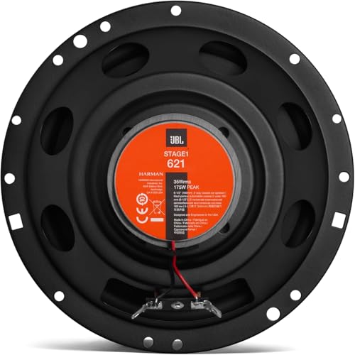 Image of Stage1 621-175W 6 inch(16cm), 2 Way Coaxial Speaker, Polypropylene woofer Cone, Mylar Balanced Dome Tweeter (with Grill)