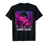 Photo Gallery giapponese vaporwave triste anime ragazzo gioco over streetwear otaku maglietta Photo Gallery giapponese vaporwave triste anime ragazzo gioco over streetwear otaku maglietta