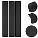 POPETPOP 6pcs Black Non Slip Stair Treads Adhesive Grip Tape for Indoor Outdoor Steps Sturdy Anti-skid Safety Strips for Stairs, Ramps, Pets, Elders, 10cm X 61cm
