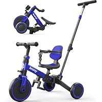 Amazon.co.jp: besrey 三輪車 子供用三輪車 折りたたみ かじとり