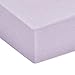 Produktbild Amazon Basics Spannbettlaken, Mikrofaser, melierter Stoff, 100 x 200 x 30 cm, Violett (Purple Dusk)