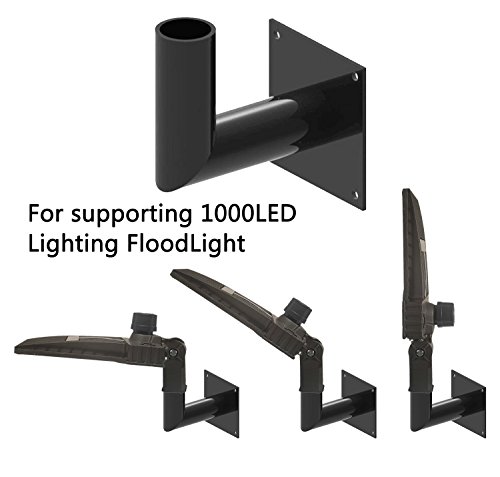 1000Led Wall Mount Bracket For Slip Fit Lights (2 3/8Inch), Adjustable Wall Bracket 90 Degree Angle, Tenon Adapter For Wall Bracket #TOP3