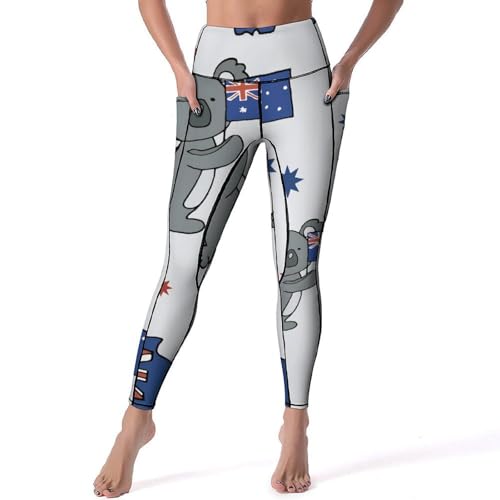 Legging femmes raton laveur yoga taille haute legging fitness gym jogging noir taille S