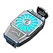 Symbiamo Mobile Phone Cooler Mobile Game Cooler for and Android Mobile Phone Cooling Fan Rechargeable Silver
