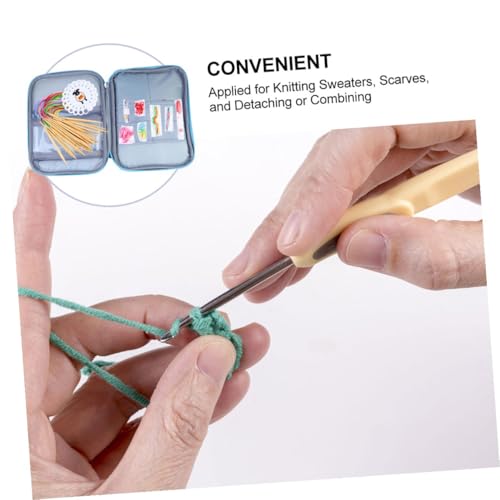 Étui de rangement pour outils de tricot anti-perte aiguille