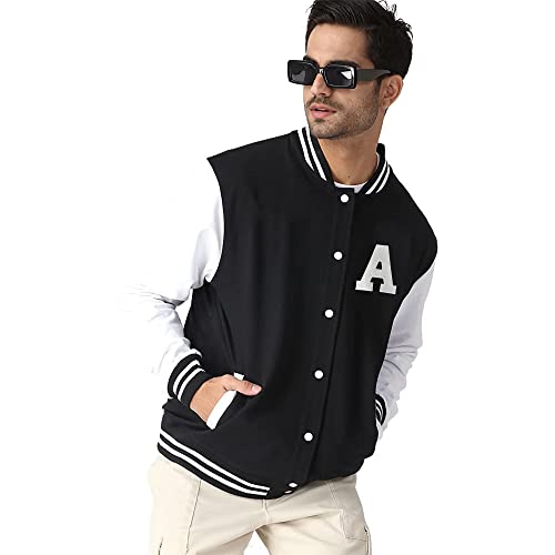 Image of DROBE Lettermen Jacket For men /College Varsity Jacket for Men