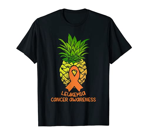 Leucemia de piña Regalo de conciencia del cáncer Camiseta