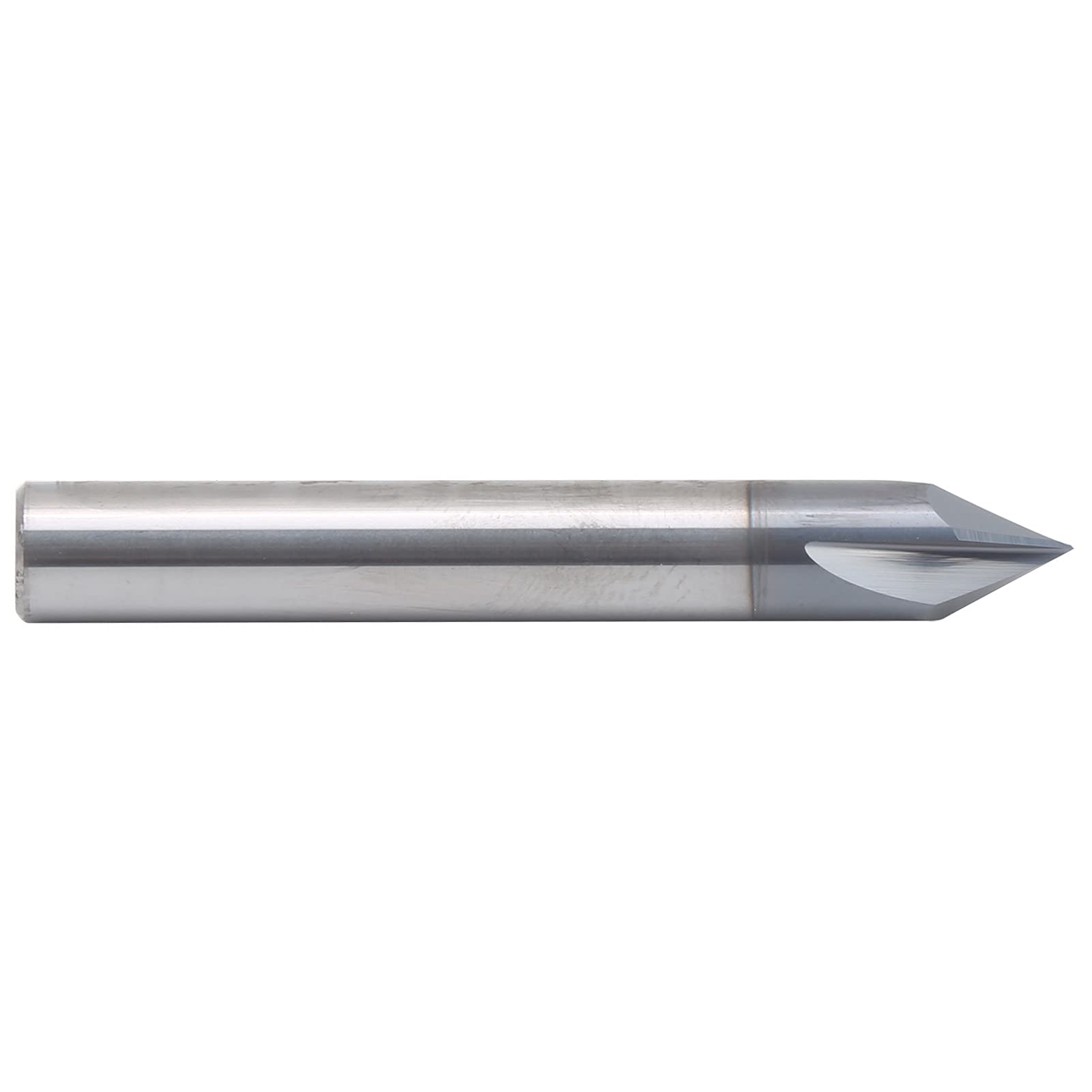 Frez trzpieniowy do fazowania 3 ostrza Frez 60 stopni Stal wolframowa Rzeźba CNC Polerowanie Frez do aluminium Grawerowanie miedzi Narzędzia do frezowania D12 D10 D8 D6 D4 D3 (D8*60°*60L)