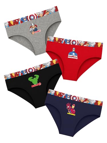Image of BODYCARE Boy's Cotton Printed Brief Pack of 4 Print Suitable for All Day Wear with Ultrasoft and Durable Waistband for Rash Free Experience (Color & Print May Vary)