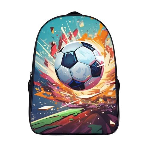Mochilas de fútbol escolares para estudiantes mochila infantil 3D dibujos animados