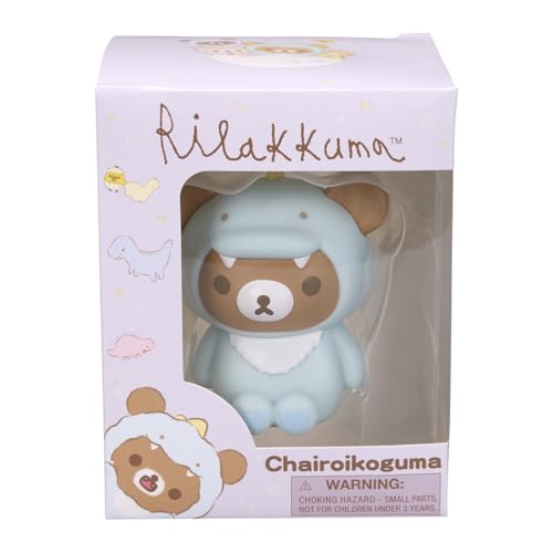 Figurine Chairoikoguma Rilakkuma avec dinosaure 7,6 cm idée cadeau Japon
