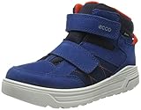 Rutschfeste Sohle ECCO Jungen URBAN Snowboarder Hohe Sneaker, Blau (Poseidon/Poseidon/Fire 51290), 27 EU