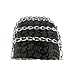 The ROP Shop 2 Link TIRE Chains & TENSIONERS 16x6.5x8 for Garden Tractors Riders Snowblower