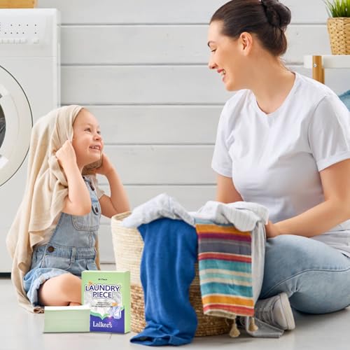 Laundry Detergent Sheets 120 Sheets Plant-based Laundry Strong Cleaning Power Sheet Detergent Mild and Safe for Home, Dorms and Hotel(Up to 240 Loads). - Image 3
