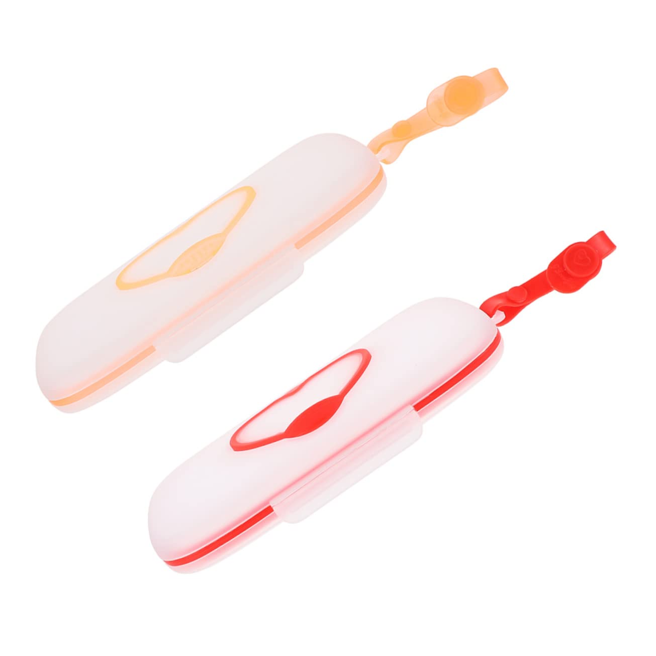 HEMOTON 2Pcs Portable Wipes Box Hanging Wipes Case for Stroller Easy Open Design Durable Lightweight Wipes Dispenser for Travel Home Use