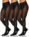Produktbild Iris & Lilly by Wolford Damen Strümpfe, 3er-Pack, Schwarz (Black), XL, Label: XL