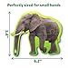 Skillmatics Step by Step Puzzles - 40 Piece Jigsaw & Toddler Puzzle, Montessori Educational Toy for Boys & Girls, Wild Animals, Travel Friendly, Gifts for Kids Ages 3, 4, 5 and Up