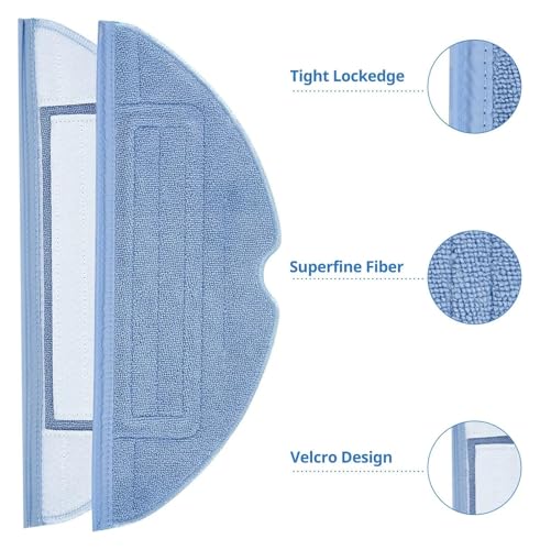 Roborock S7 et S7MaxV tampons lavables microfibre haute densité - 6