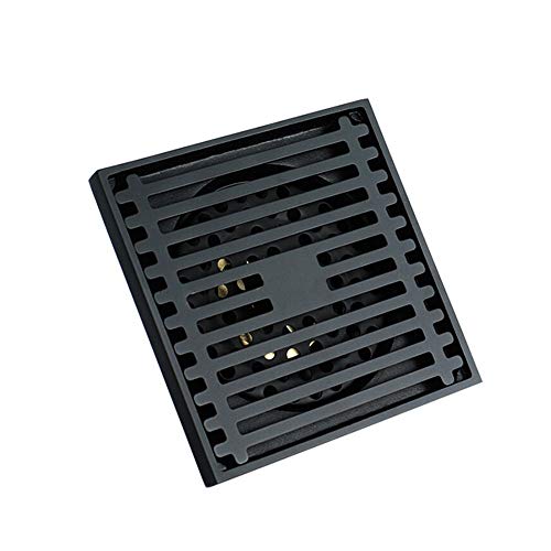 Zhicaikeji Drain Pipe 10cm × 10cm Square Floor Drain Bathroom Kitchen Floor Drain Waste Drain Cover Bathroom Shower Room Bathroom Laundry Garden Outdoor Floor Drain Floor Shower Drain