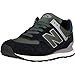 Produktbild New Balance 574 Sneaker Trainer Schuhe (Black/Grey, 44)