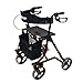 Produktbild drive 13755 Drive Leichtgewicht Rollator Torro inkl. Tasche, Rückengurt und Stockhalter rot