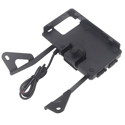 Support de navigation moto Guzzi V85TT avec chargeur intégré noir