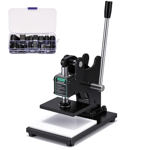 Flyrivergo 5x3.5inch Small Leather Die Cutting Machine - 1 Ton Pressure