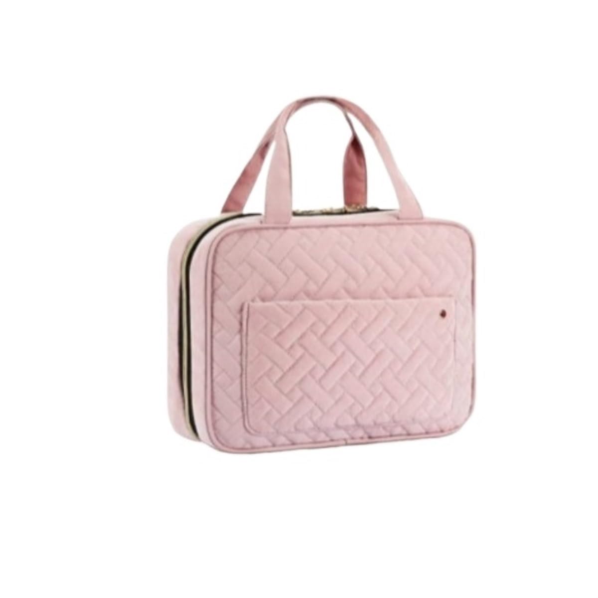 Kosmetyczka dla Kobiet Kosmetyczka Torba Podróżna Z Haczykiem Wodoodporna Kosmetyczka Do Przechowywania Podróżna Kosmetyczka(Pink)