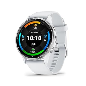 Garmin Relógio Venu 3 Branco 45mm com Monitor Cardíaco de Pulso e GPS