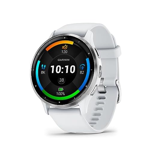 Garmin Venu 3, Smartwatch Premium con GPS, AMOLED, Funciones avanzadas de Salud y Forma física, más de 30 Aplicaciones Deportivas, 14 días de autonomía, Blanco