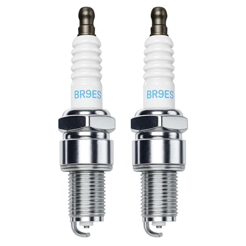 Bougie d'allumage Remplacer pour NGK (3194) BR9ES, 2 Pcs Borne Bougies d'allumage, pour BOSCH 7992/WR5DC 4038/WR5DP, Scooter, Mobylette et Moto