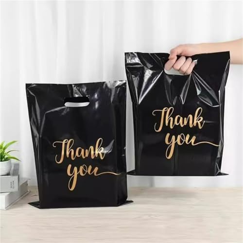 Bolsas de plástico para la compra resistentes y elegantes para embalaje de regalos 3